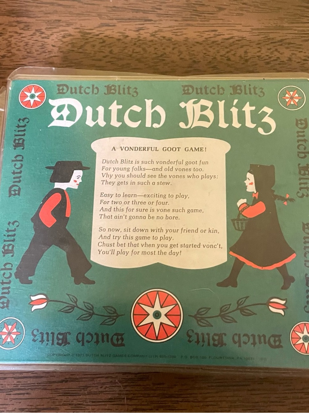 DUTCH BLITZ CARD GAME
